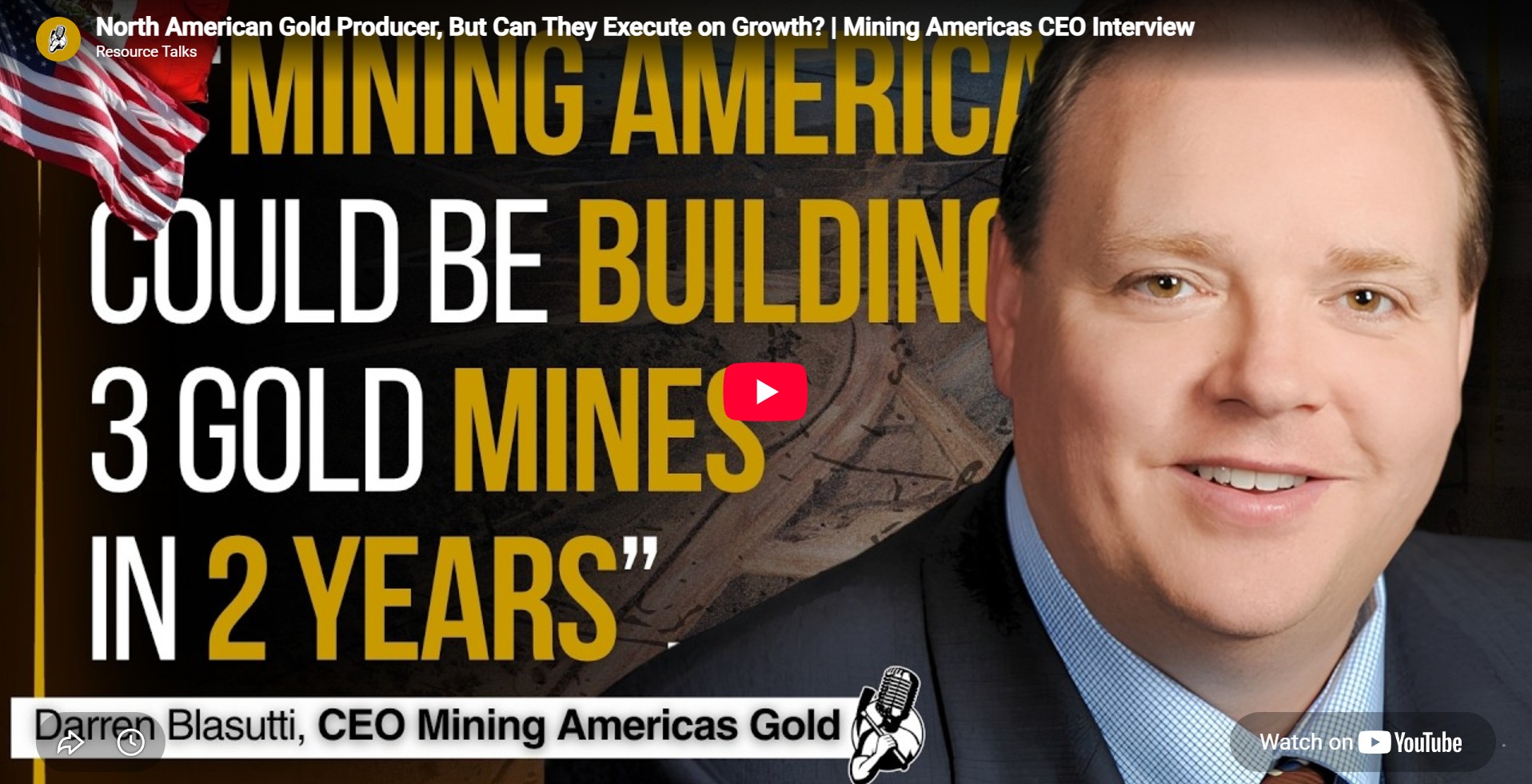 Resource Talks – Mining Americas CEO Interview